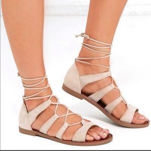 Steve Madden lace up sandal